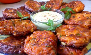 Local delicates tomato balls ,made in Santorini