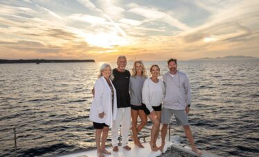 family cruise tour santorini