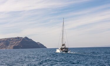 Catamaran cruise santorini