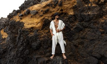 Santorini Indian guy photography