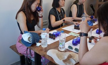 Santorini olive oil tasting