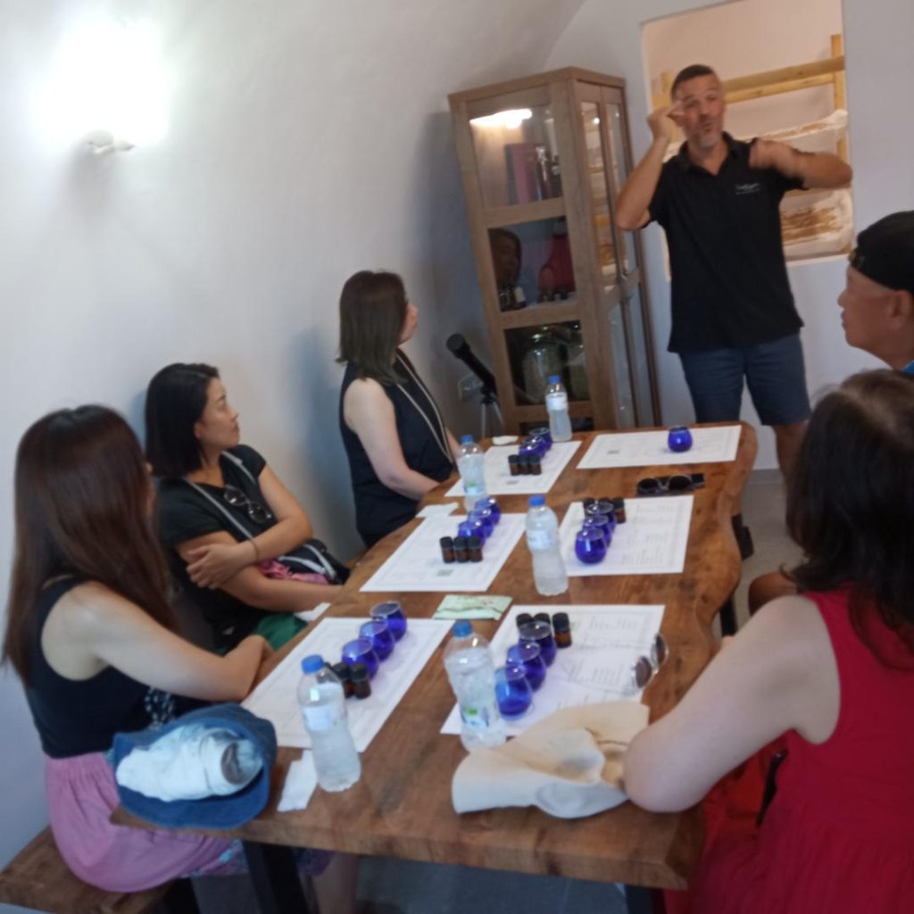 private olive oil tasting in santorini